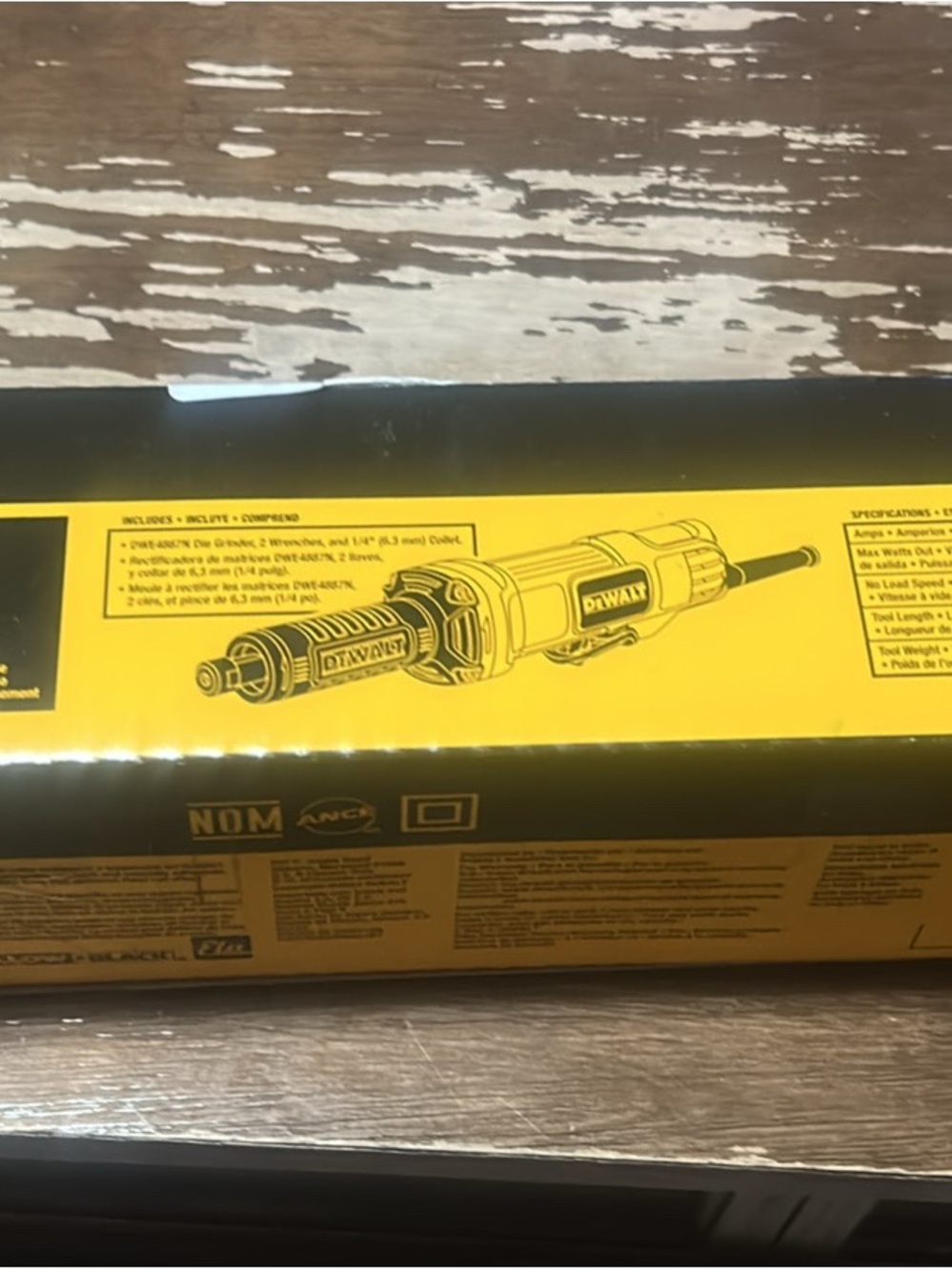 DEWALT Yellow Corded Die Grinder - Professional Power Tool